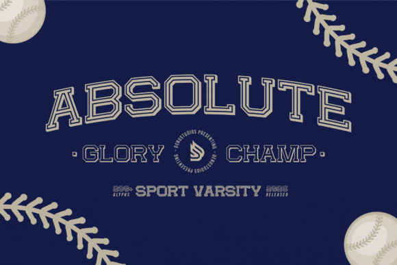 Absolute Glory Champ: A Typeface with Team Spirit