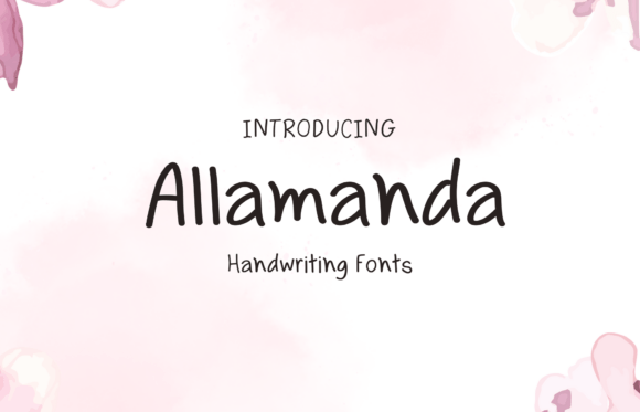 Allamanda: A Sweet and Friendly Handwritten Display Font