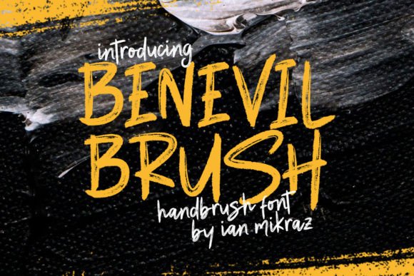 Benevil Brush: A Handbrush Font with Real Character