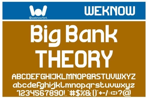 Big Bank Theory: A Creative Font for Bold Design