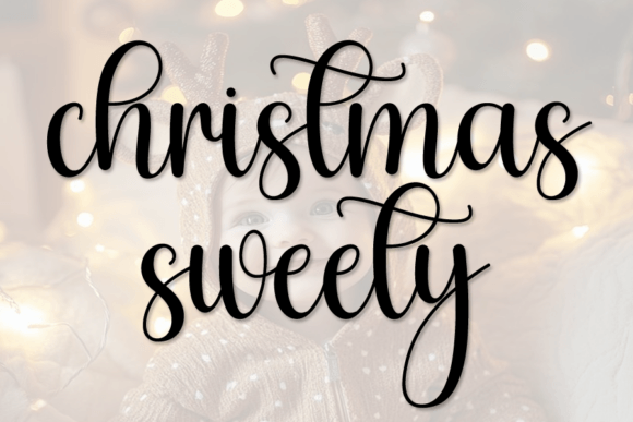 Christmas Sweety: A Handwritten Script for Authentic Branding