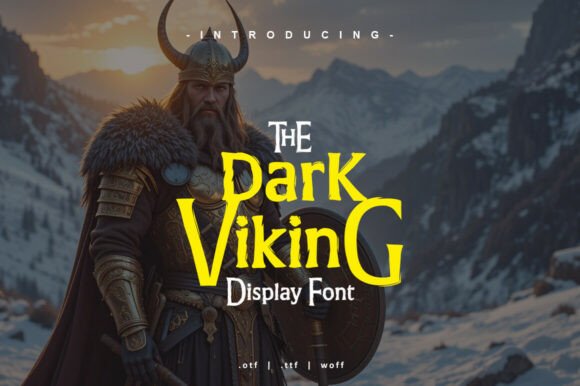 Dark Viking: Crafting a Fierce Brand Identity with Norse Typography