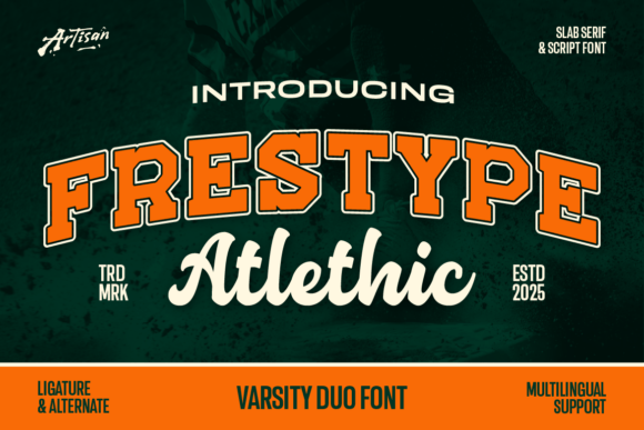 Frestype Atlethic Duo: Your New Varsity MVP