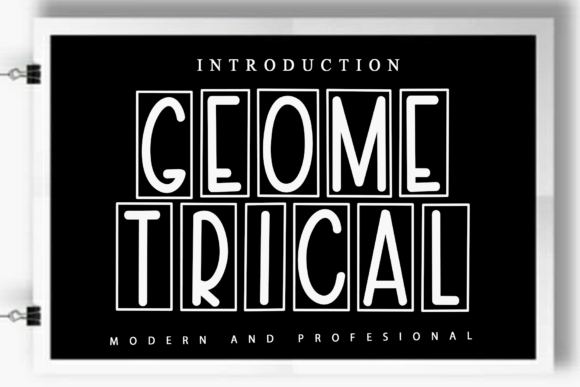 Geometrical: A Script Font with a Bold, Cheerful Personality