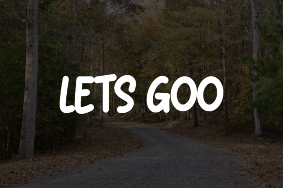 Lets Goo: The Creative Font for Modern Projects
