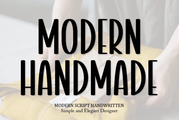 Modern Handmade: A Fresh Script for Authentic Design Projects