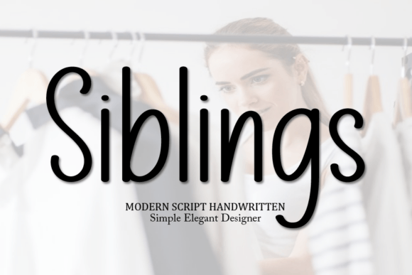 Siblings: A Handwritten Script for Authentic Branding