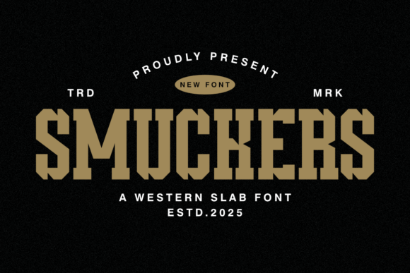 Smuckers: A Western Slab Font for Bold Branding