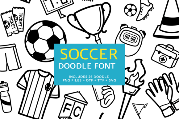 Soccer Doodle: A Playful Typeface for Sports Design