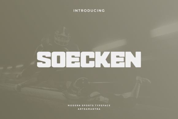 Soecken: A Sports Font That Commands Attention
