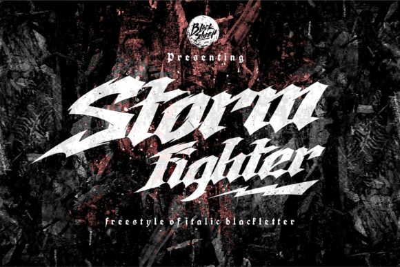 Storm Fighter: The Gothic Font for Bold, Edgy Designs