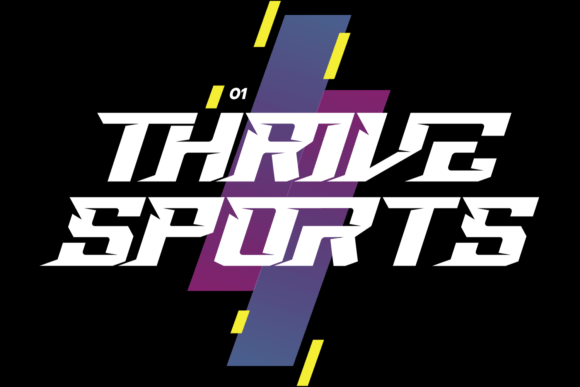 Thrive Sports: A Dynamic Font for Modern Brands