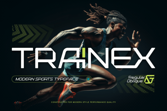 Trainex: A Typeface Built for Motion and Competition
