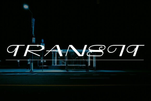 Transit: The Dramatic Display Font for Cinematic Design